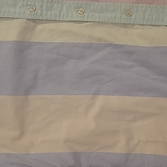 VINTAGE RALPH LAUREN POLO PASTEL STRIPE OXFORD BUTTON DOWN SHIRT - Picture 2 of 6